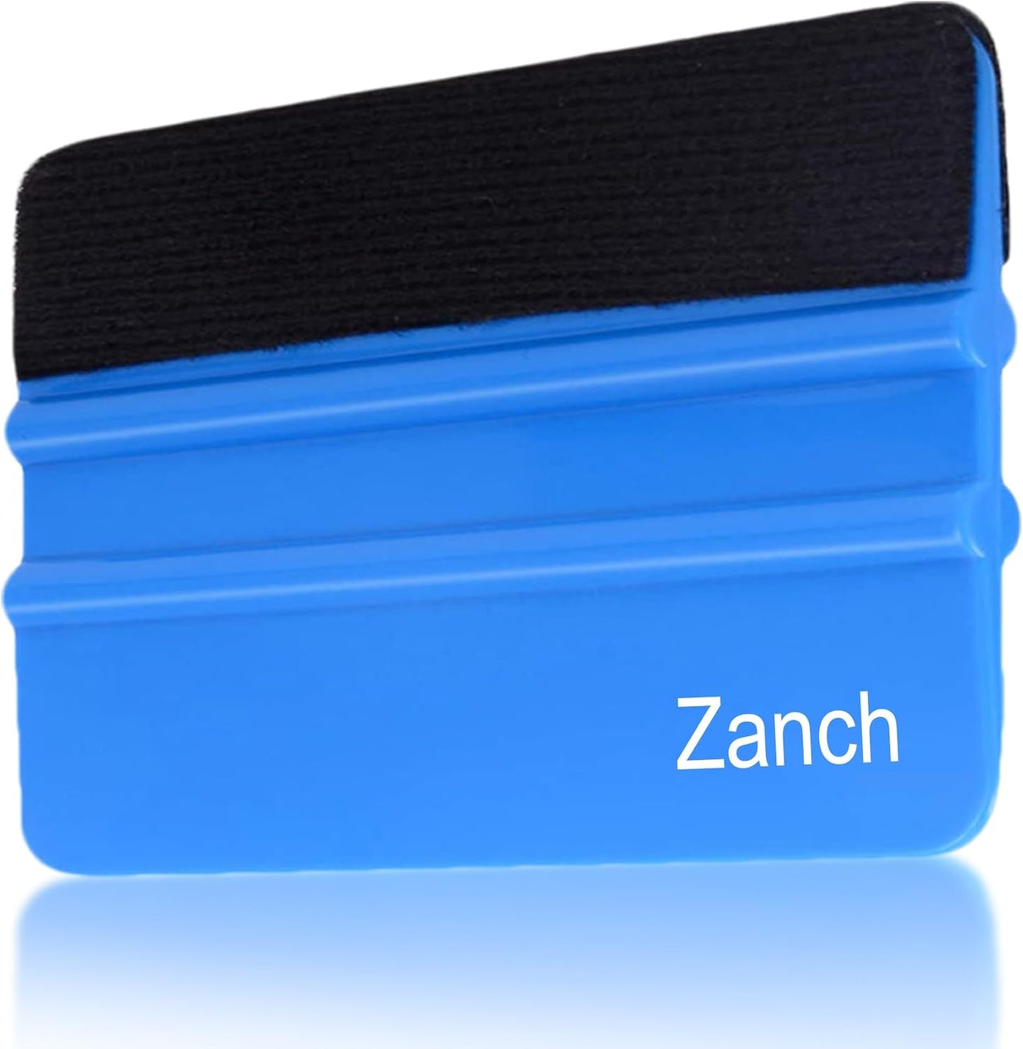 4-Inch Felt Edge Vinyl Wrap Squeegee – Blue | Shop-Tested by Stellar Graphics Installers