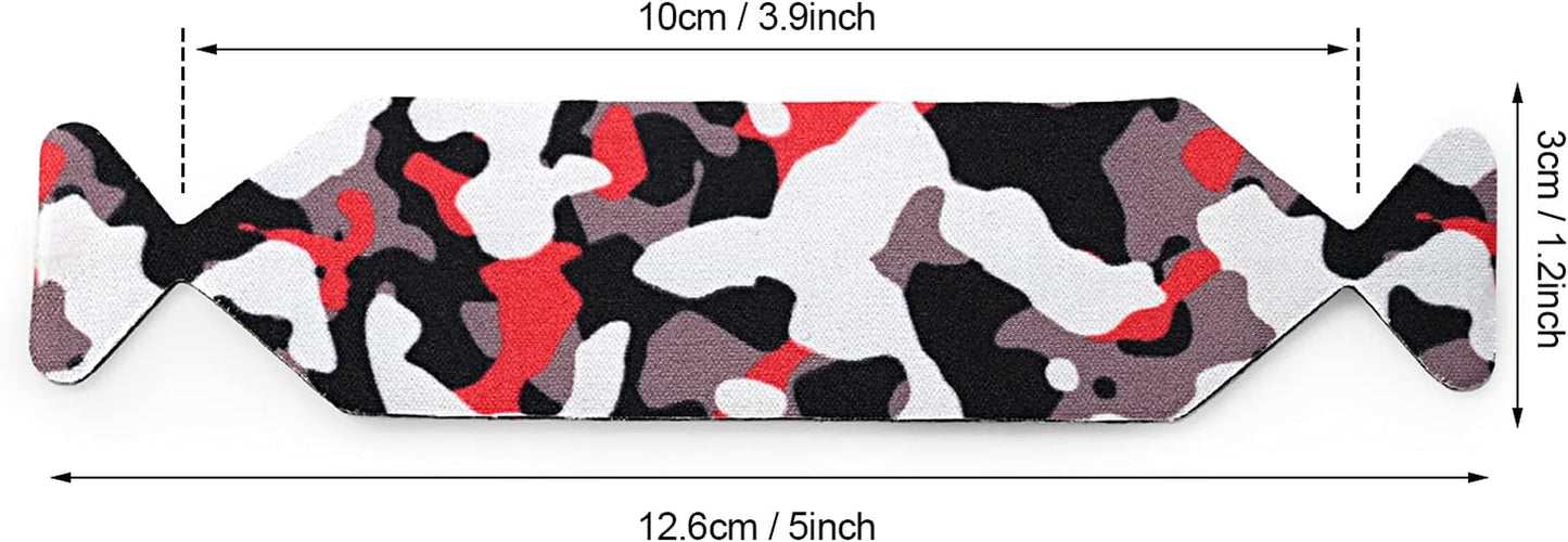 10-Pack Pre-Cut Vinyl Squeegee Felt Buffers – Camouflage Adhesive Strips for 4-Inch Squeegees