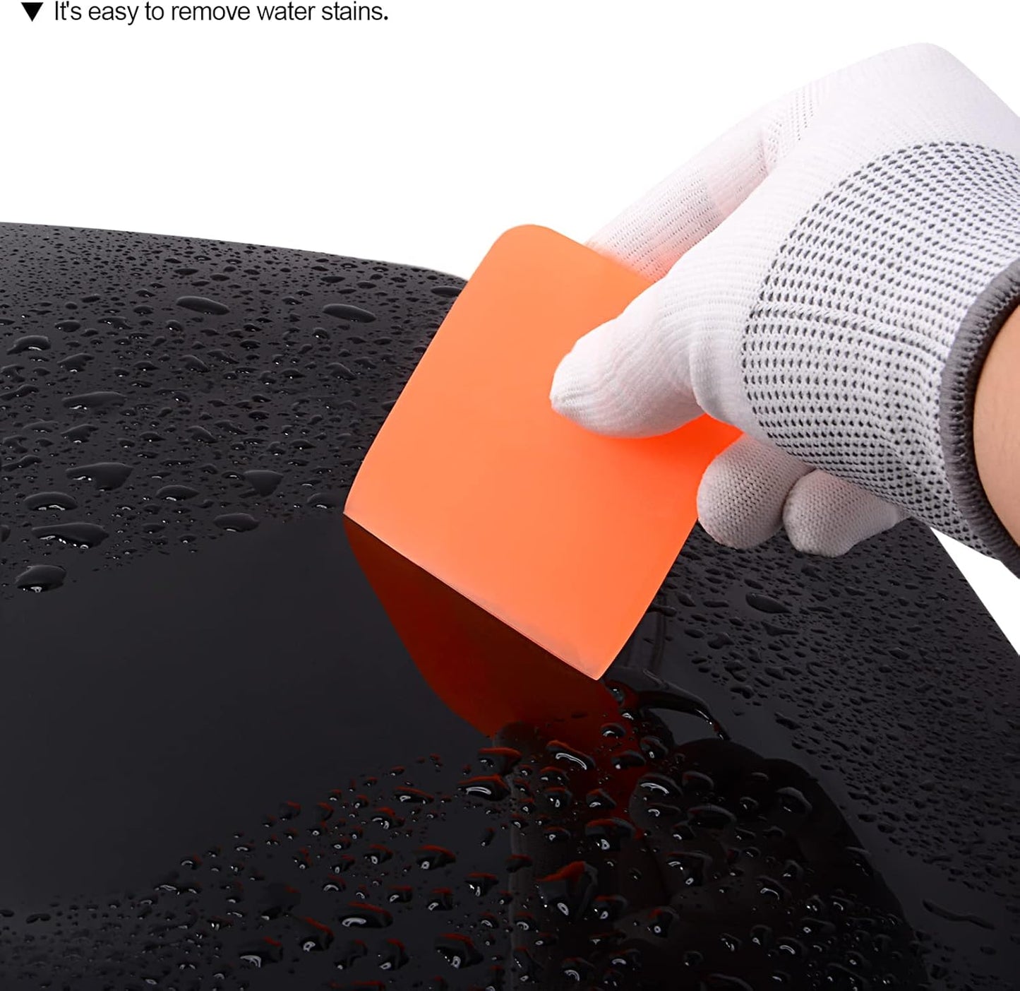 3-Piece PPF & Vinyl Wrap TPU Squeegee Kit – Scratch-Free Tools for Paint Protection Film, Tint & Glass Cleaning