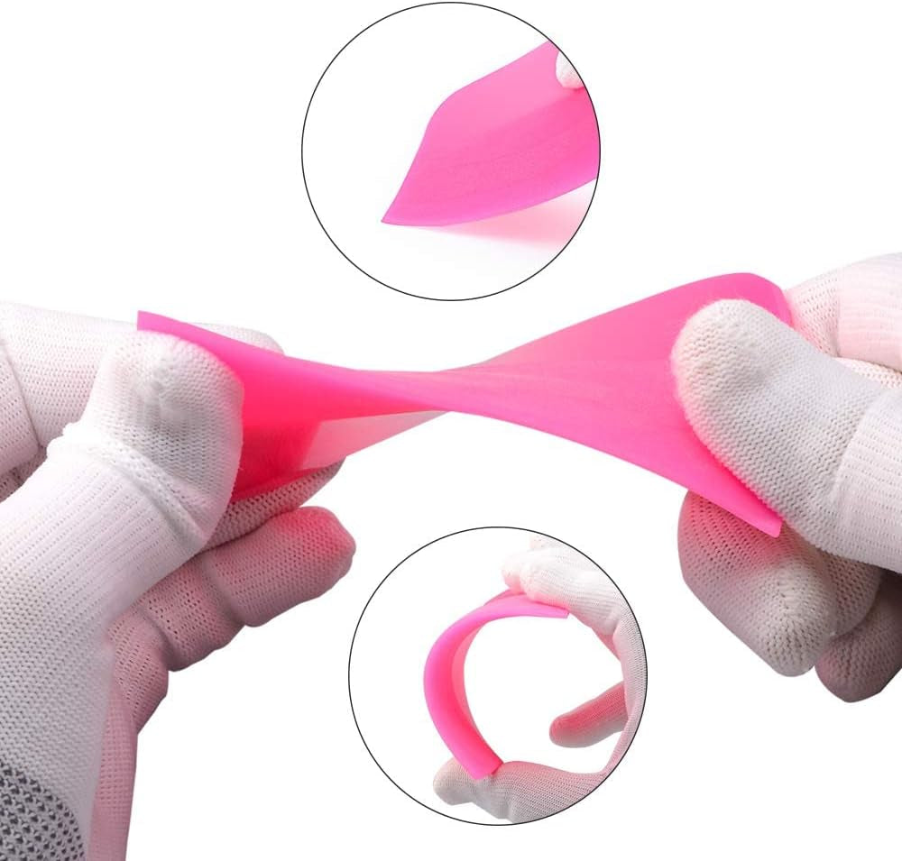 3-Piece PPF & Vinyl Wrap TPU Squeegee Kit – Scratch-Free Tools for Paint Protection Film, Tint & Glass Cleaning