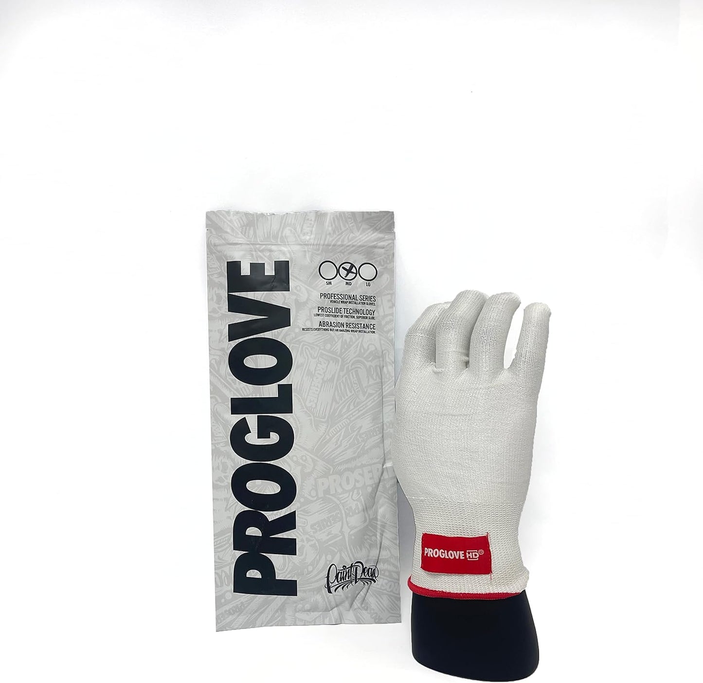 PROGLOVE HD Professional White Wrap Gloves (2-Pack) – Trusted by Installers for Vinyl, PPF, Tint & Detailing
