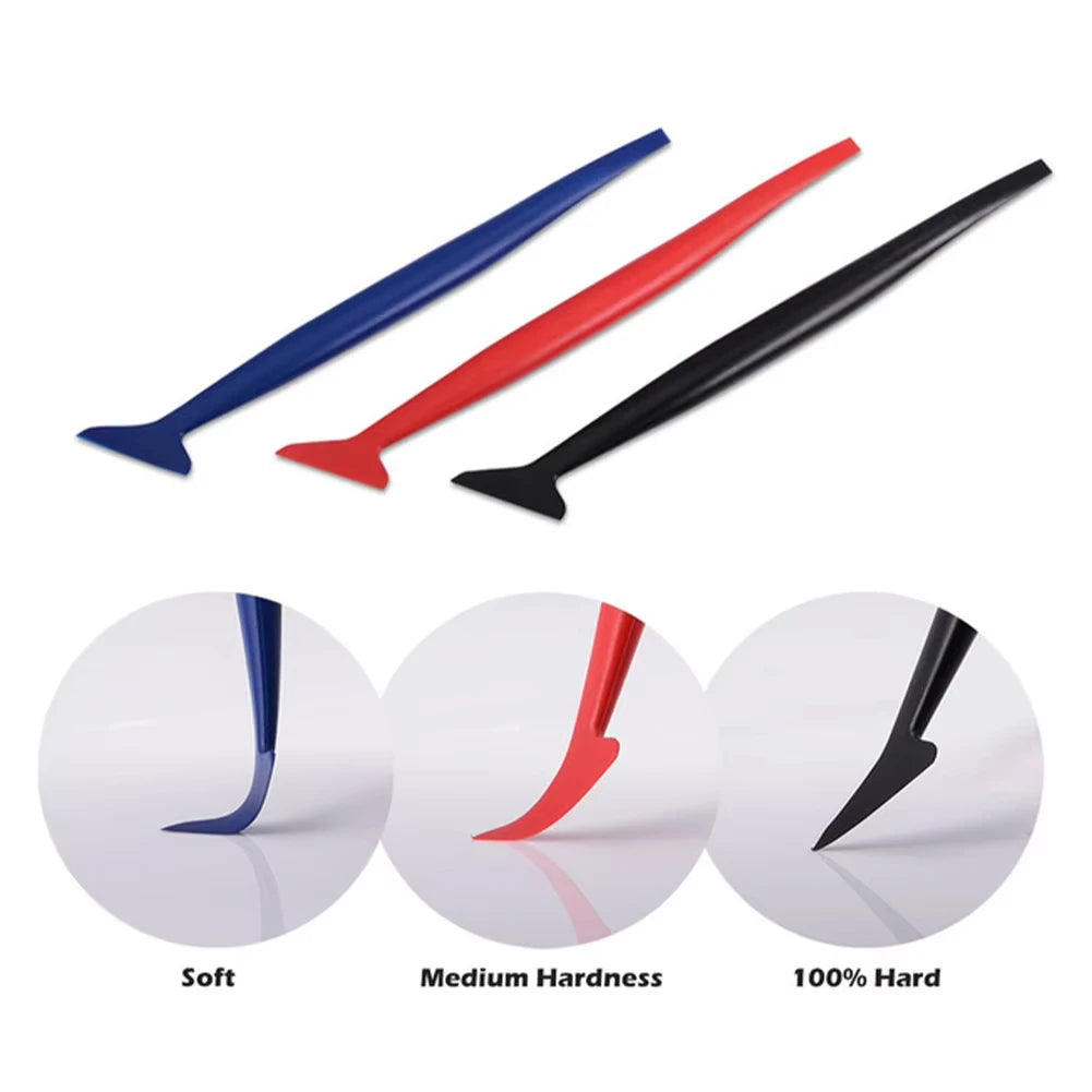 Vinyl Wrap Micro Squeegee Kit – Soft, Medium, Hard Edge Tools