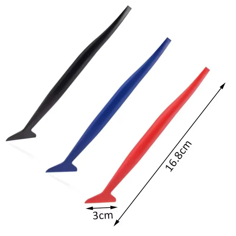 Vinyl Wrap Micro Squeegee Kit – Soft, Medium, Hard Edge Tools