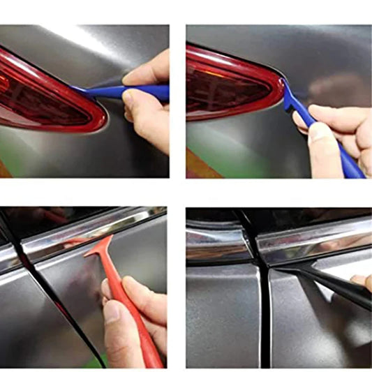 Vinyl Wrap Micro Squeegee Kit – Soft, Medium, Hard Edge Tools